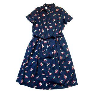 Brooks Brothers Navy Floral Dress